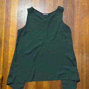 Express Dark Green Tank Top